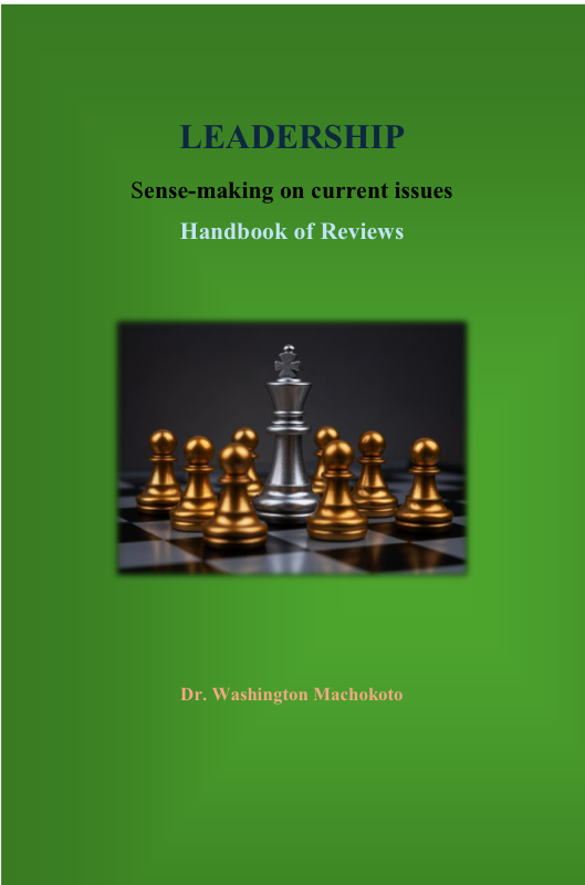 My Book in Leadership — Dr Washington Machokoto